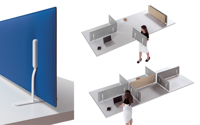 Акустични панели Mitesko Desk Caimi Mitesko Desk панел в модерен отворен офис
