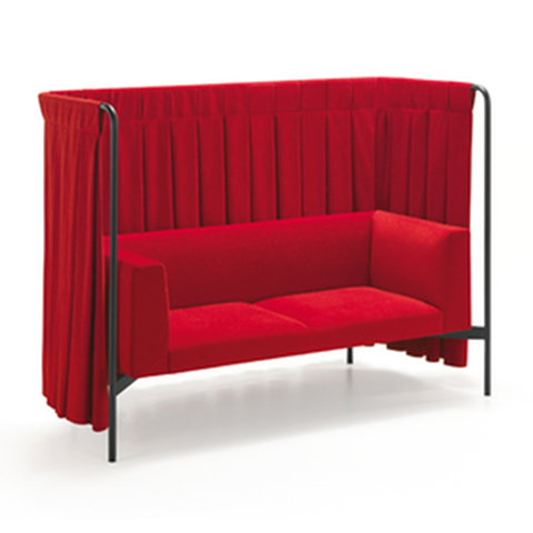 Акустичен диван Snowsofa Caimi Snowsofa Caimi с високи акустични панели за уединение